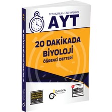 Dakika Yayınları Ayt 20 Dakikada Biyoloji Öğrenci Defteri