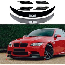 Ramm Bmw E90 E91 E92 E93 M3 Ön Tampon Lipi + Flap Seti - Parlak Karbon - E90 E91 E92 E93 M3 2007-2013