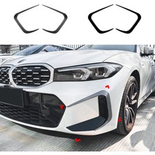 Ramm Bmw G20 Lcı Ön Tampon Bıçağı Sağ+Sol - Parlak Karbon - G20 Lcı M Sport 2023+