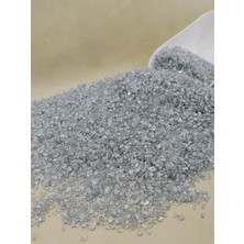 Dekoratif Gümüş Epoksi Cam Kırığı –500 gr (2-4 Mm) | Hobi & Reçine Dolgu Parçası”