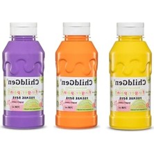 Die Grup Süper Yıkanabilir Parmak Boya Seti, 350 ml x 3 Renk ile Yaratıcı Oyun
