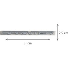 Universal Mercedez Benz Sprınter 907-910 Uyumlu 19- Bagaj Yazı A9068175600