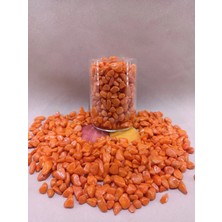 250  gr Turuncu Akvaryum Taşı Parlak Dekoratif- Akvaryum  Taşları (1-2 Cm)