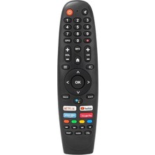 Zeyar Teknoloji OV43F900 Uyumlu Android Smart Tv Kumandası | Ses Komutsuz, Netflix Tuşlu