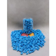 250  gr Mavi Akvaryum Taşı Parlak Dekoratif- Akvaryum  Taşları (1-2 Cm)