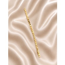cm Jewelry Gold Model Yıldızlı Çelik Bileklik Ayarlanabilir