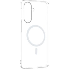Lyon Tech Samsung Galaxy A37 Kılıf Zore London Şeffaf Kapak – M-Safe Manyetik Tutucu Uyumlu, Kamera Korumalı Sert Pc Kılıf