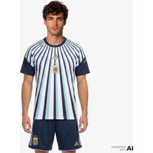 Adidas Arjantin 26 Iç Saha Maç Öncesi Erkek Beyaz Forma.-