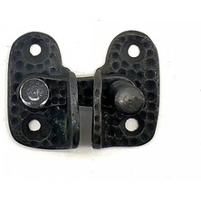 MiraLive Antika Tarz Dekoratif Pirinç Mini Kapak Mandalı - 40X45 Mm, Oksit