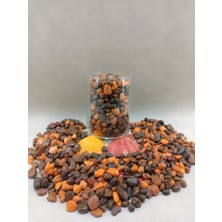 1000GR Akvaryum Taşı Dekoratif Balık Akvaryumu  Taşları (1-2 Cm) Turuncu Kırlangıç