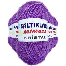 MiraLive 5 Adet Mimoza Kristal Işıltılı Şal Patik Yelek Ipi 09