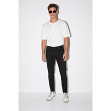 Vena Richard Slim Fit 5 Cep Parça Boya Pantolon-Siyah
