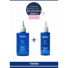 Vidalita Beauty & Care Hyaluronik Asit & Alpha Arbutin Cilt Bakımı Gözenek Sıkılaştırıcı Tonik + Hediye %5 Kafein (Caffeine) & Yeşil Çay Göz Çevresi Serumu 30 ml