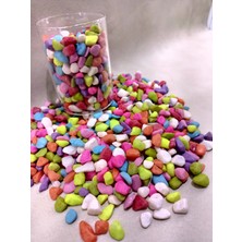 500  gr Karışık Akvaryum Taşı Parlak Dekoratif- Akvaryum  Taşları (1-2 Cm)