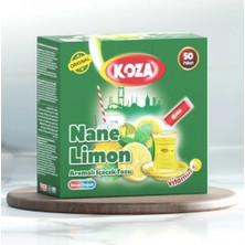 MiraLive Koza Tek Içimlik Nane Limon Aromalı Toz Içecek 50'li