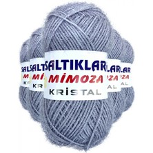 MiraLive 5 Adet Mimoza Kristal Işıltılı Şal Patik Yelek Ipi 06
