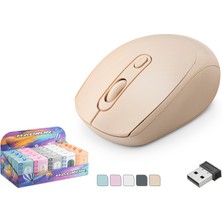 Die Grup Kablosuz Mouse 1600 Dpi 25LI Paket Siyah Beyaz Mavi Pembe Turuncu Q220K