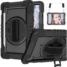 EHZ Teknoloji Galaxy Tab S10 Fe 10.9 Uyumu 360° Döner Standlı El Tutmalı Omuz Askılı Darbeye Dayanıklı Koruyucu Kılıf