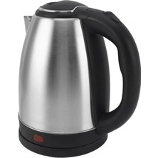 MiraLive Crown CRW-7102 1500W 1.8 Litre Lüks Çelik Su Isıtıcı Kettle Inox (4887)