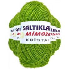 MiraLive 5 Adet Mimoza Kristal Işıltılı Şal Patik Yelek Ipi 47