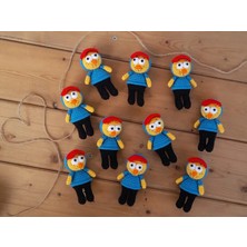 Renkli Ve Kreatif Amigurumi Kral Şakir Anahtarlık (1ADET)