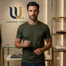 Norelia Erkek Premium Pamuklu Slim Fit Basic Kısa Kollu T-Shirt