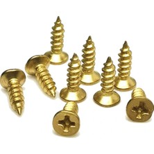 MiraLive Klips, Menteşe, Ayak, Ağaç, Sunta Vidası 2,2x7,5mm - Sarı 1000 Adet