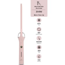 Pirantech KS-309 9mm Profesyonel Ince Saç Maşası - Afro Dalgası ve Sık Bukle Yapıcı