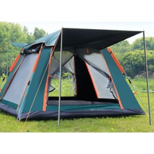 Forestia 4 Kişilik Tenteli Kamp Çadırı - Su Geçirmez Outdoor Plaj ve Piknik Çadırı 210X210X140 cm