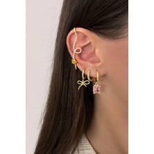 OkkoStore Fiyonk Detaylı 6'lı Küpe