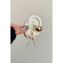 OkkoStore Incili Fiyonk Küpe