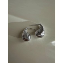 OkkoStore Çizgili Damla Küpe