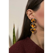 OkkoStore Leopar Desenli 2'li Küpe