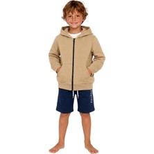 Coupon Çocuk Kapüşonlu Fermuarlı Sweatshirt