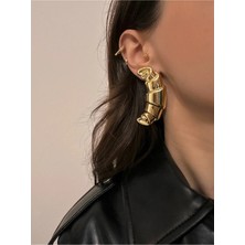 OkkoStore Büyük Kruvasan Küpe