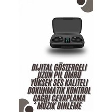MiraLive Tws Bluetooth Kulaklık 5.0 Bluetooth Bağlantılı Dokunmatik Kontrol Özelliği