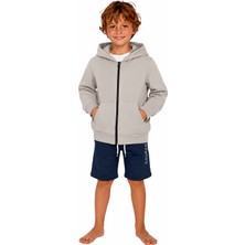 Coupon Çocuk Kapüşonlu Fermuarlı Sweatshirt