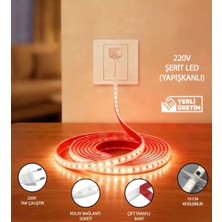 Brk Lighting 20 mt Günışığı 220 Volt Şerit LED Işık Hortum LED Aydınlatma Dış Mekan Su Geçirmez LED Hortum