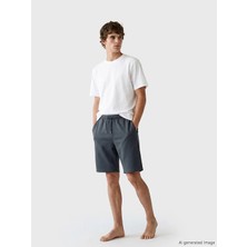 LC Waikiki Lc Waıkıkı Lacivert Standart Kalıp Erkek Pijama Alt Şort