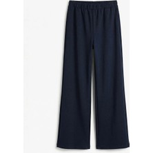 LC Waikiki Lcw Kids Lacivert Geniş Paça Fit Kız Çocuk Pijama Altı