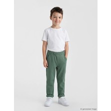 LC Waikiki Lcw Kids Yeşil Beli Lastikli Erkek Çocuk Eşofman Altı