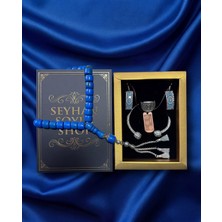 Seyhan Soylu Shop - Special Seri Kitap Kutulu Takı Seti ve Tesbih Kombini - Kolye Küpe Special Tasarım Bileklik Yüzük 5 Parça Otantik Hediyelik - Doğum Günü Yıl Dönümü Şık Hediye