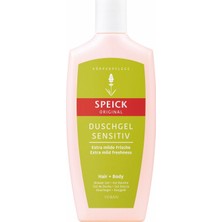Speick Original Hassas Ciltler Için Duş Jeli 250 ml – Saç ve Vücut Için 2'si 1 Arada Bakım, Vegan Formül