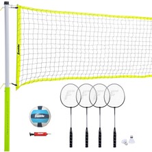 Franklin Sports Advanced Badminton ve Volleyball Combo Set
