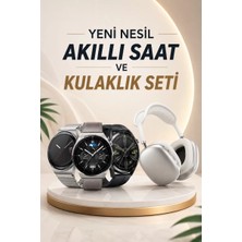 Hace Bazaar Yeni Nesil Sesli Görüşme Akıllı Saat ve Powerbank Çoklu Şarj Girişli Bluetooth Kulaklık Nab
