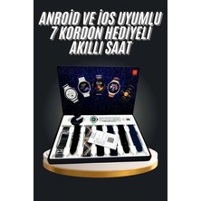MiraLive 7 Kordonlu Akıllı Saat Siyah Kasa Dokunmatik Ekran Uyku ve Sağlık Takibi