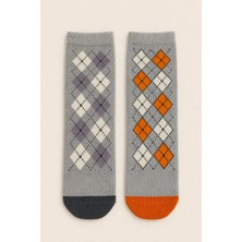 Bony Socks Çocuk 2'li Hayvan Desenli Soket Çorap