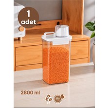 Ahlat Store 2800ML Erzak Saklama Kabı Sızdırmaz Çift Contalı Ölçekli Geniş Hazneli Bpa Free