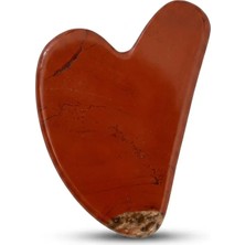 Doğaltaş Kırmızı Jasper Gua Sha