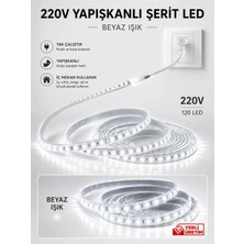 BRK LIGHTING Hortum Esnek Şerit LED 6 Metre Beyaz + 220 Volt Fiş